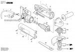 Bosch 0 603 402 003 Pws 7-115 Angle Grinder 230 V / Eu Spare Parts